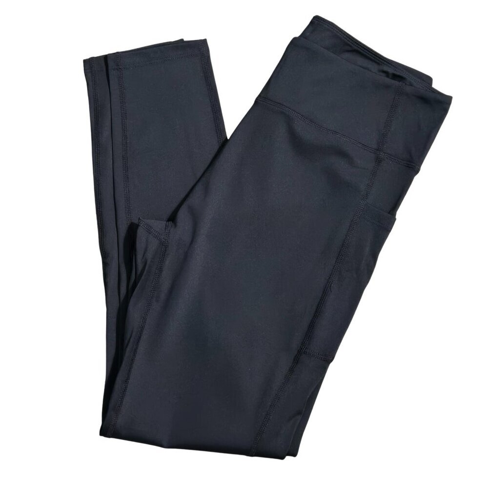 NIP | Running Girl Black Buttery Soft High Waisted Yoga Leggings with Pockets |